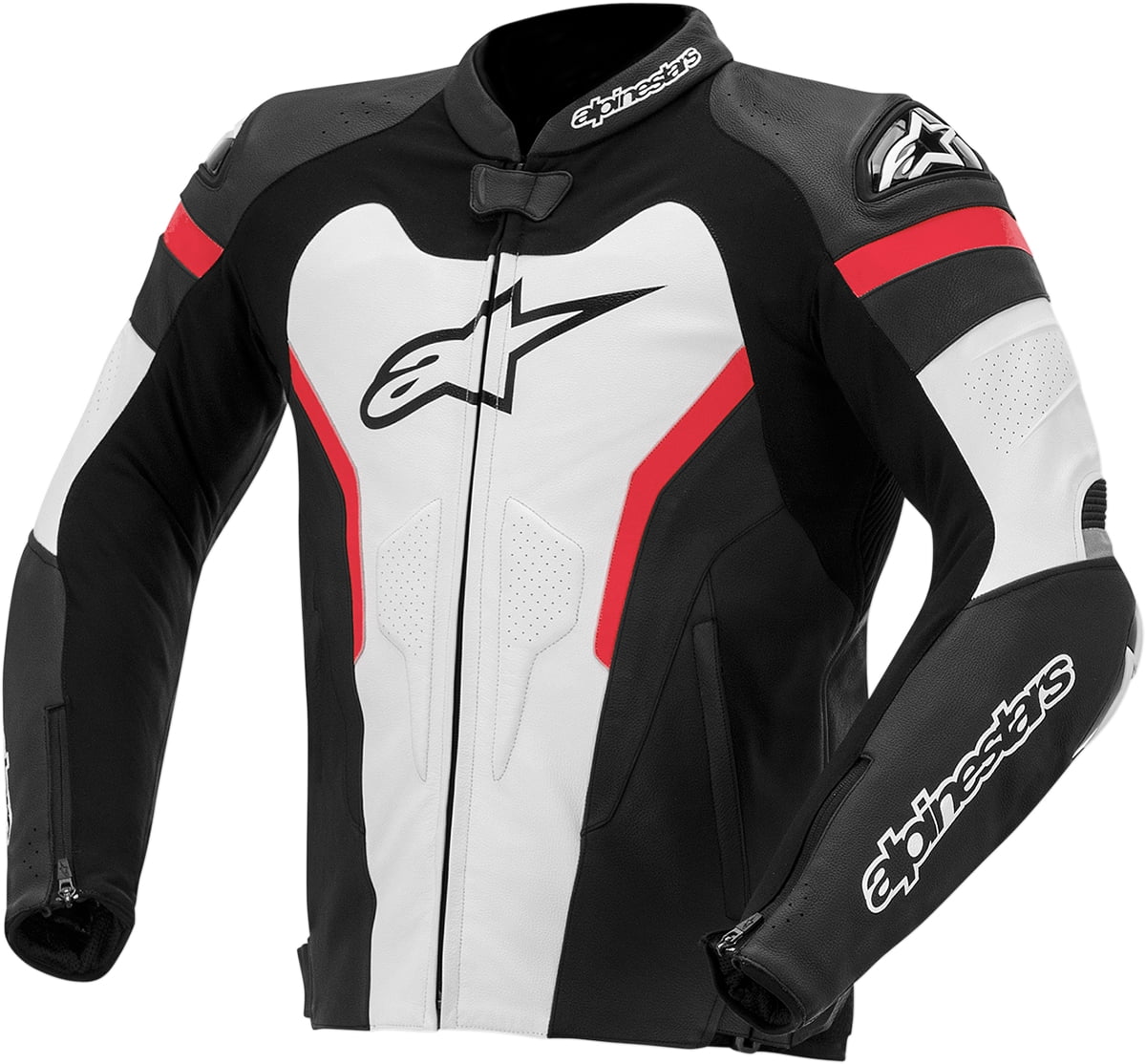 Alpinestars GP Pro Leather 2014 Jacket Black/White/Red 46 3105014-123 ...