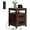 Dark Grey, variant on GALAXHERO Nightstand with Charging Station, 2-Drawer End Table for Bedroom and Living Room, Farmhouse Side Table with USB Ports and Outlets, Dark Rustic Oak