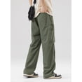 thumbnail image 3 of 2024 New Spring Summer Cargo Pants Men Streetwear Multi-Pockets Quick Dry Nylon Casual Pants Loose Straight Trousers Male, 3 of 6