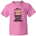 thumbnail image 3 of Inktastic Monkey I Love Hanging out with My Great Grandpa Youth T-Shirt, 3 of 5