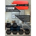 thumbnail image 3 of Adaptador Convertidor de voltaje 550W 1100W 12V 240V Inversor de corriente USB con 1 enchufe y panta Abody Adaptador, 3 of 7