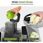 Juicer Machines, Cold Press Juicer, Touch Screen, Adjustable Pressure, 99% Juice Yield, 3.54'' Feed Chute Slow Masticating Juicer Maker, Easy to Clean