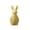 Yellow 6Inch, variant on Bfogop Easter Decor Pastel Flocked Bunny Figurines 6 Inch Tiered Tray Decor Bow Tied Bunny Tabletop Centerpiece Spring Home Signs for Easter Party Living Room Office