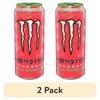 (2 pack) Monster Energy Ultra, Watermelon, Sugar Free Energy Drink, 16 Fl Oz