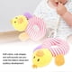 thumbnail image 2 of Hand‑Crank Plush Toy Educational Toddler Hand Rattle Puzzle Toy Appeasing Baby Gift(Yellow Striped Chick ), 2 of 4