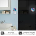 thumbnail image 5 of Tie-dye LED Square Night Lights for a Bright and Stylish Ambiance - Ideal for Bedrooms and Hallways - Energy Efficient Plugin Lamps with Auto Sensor, 5 of 6