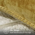thumbnail image 4 of Spring Chenille Soft Cozy Throw Pillow Covers 18x18 Set of 2, Modern Farmhouse Boho Velvet Decorative Pillow Cases with Stitched Edge for Couch Sofa Bed Home Decor, Mineral Yellow, 4 of 9