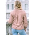 thumbnail image 3 of Redhotype Chic Long-Sleeve Half Zip Sweatshirt - Apricot Vibe, 3 of 8