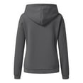 thumbnail image 5 of Aloohaidyvio Hoodies for Women,Womens Fashion Button Hoodies Pocket Long Sleeve Blouse Casual Tops Sweatershirt, 5 of 6