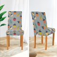 thumbnail image 3 of Yayeee 2 Pack Dining Chair Covers Stretch Parson Chairs Slipcovers Seat Protector, Cute Acorns Pattern, 3 of 6
