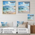 thumbnail image 4 of Designart "Breezy Beach Relaxation IV" Nautical & Beach Floater Framed Canvas Art Print, 4 of 7