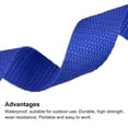 thumbnail image 3 of Uxcell Polypropylene Webbing Strap 1" 10 Yards Navy Blue Strapping Band, 3 of 5