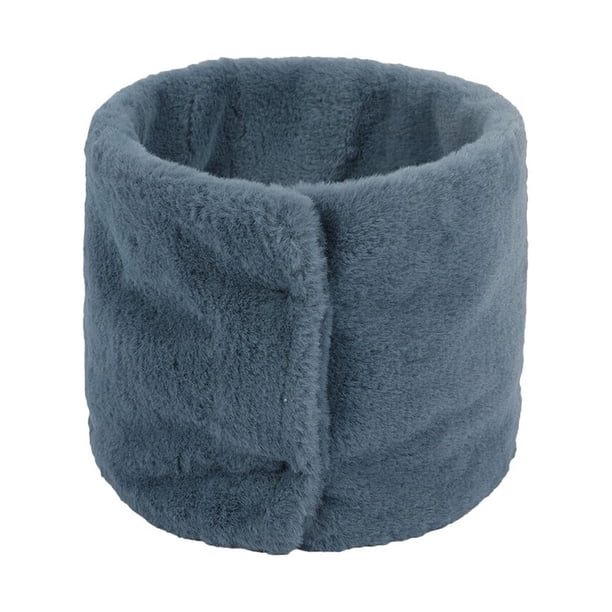 GOOHOCHY Bufanda de exterior de color liso, protectora, resistente al viento, para hombre y mujer (azul)