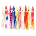 thumbnail image 1 of 10pcs Colorful Silicone Squid Skirts s Soft Worm Fishing s, 1 of 8