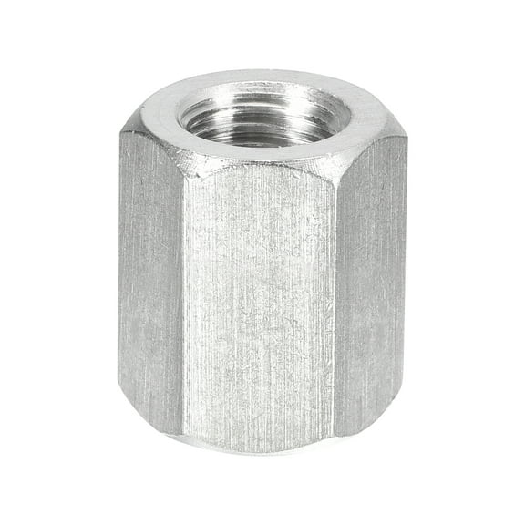 M14 x 2-Pitch 30mm Length Coupling Nuts, 1pcs 304 Stainless Steel Nuts