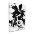 thumbnail image 3 of Contemporary Black Ink Strokes Abstract Graphic Art Gallery Wrapped Canvas Print Wall Art, 3 of 7