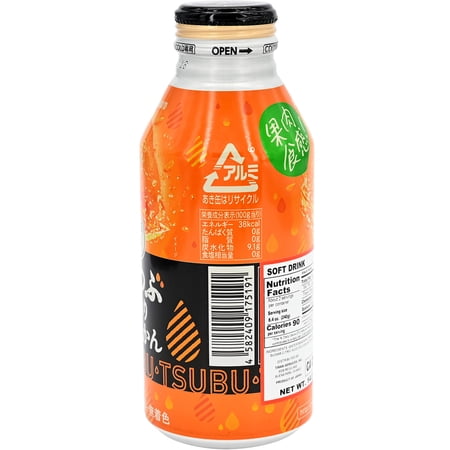 ポッカサッポロ つぶたっぷり贅沢みかん 400gボトル缶×24本入｜ 送料別