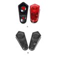 thumbnail image 4 of Speravity 1 par de luces traseras IP67 izquierda derecha trasera del vehículo lámpara de freno exterior conducción luz trasera reemplazo de Accesorios para motos Rojo, 4 of 6