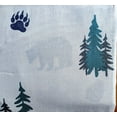 thumbnail image 5 of De Leon Collections Sunland Bear Pine Tree Evergreen Forest Sheet and Pillowcase Set - Size: Full/Double 4-Piece Sheet and Pillowcase Set, 5 of 6