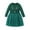 ZB2-Green, variant on Hfolob Kids Santa Dress For Girls Christmas Princess Party Long Sleeve Dresses Dress For Kids