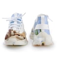 thumbnail image 4 of Seashell On The Beach Breathable Sneakers Women Shoes Spring Light Flats Male Lace-up Walking Footwear, 4 of 8