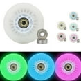 thumbnail image 3 of Inline Skate Flash Wheels With Magnetic Core Bearing 64MM-110MM Skate Wheels red 80mm, 3 of 4