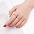 thumbnail image 3 of Women's Simple Titanium Steel Ring, 3 of 4