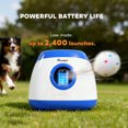 thumbnail image 5 of PawHut Automatic Dog Ball Launcher, Dog Ball Thrower with 26-80 FT Distance, 6 ETPU Balls, Remote Control, Blue, 5 of 8