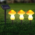 thumbnail image 4 of Lámpara al aire libre, lámpara de césped en forma de hongo, lámpara de césped, luces solares de jardín, claridad notable, 4 of 8