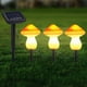 thumbnail image 4 of Lámpara solar LED para jardín con forma de hongo, resistente al agua, para caminos al aire libre., 4 of 14