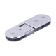 thumbnail image 5 of Abrazadera de vidrio para baño de 180 grados, soporte de clip para puerta corredera de piso para vidrio de 8 a 12 mm de espesor, 5 of 8