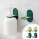 thumbnail image 1 of Colgador de pared de baño gris ajustable, paquete de 2 estantes de almacenamiento de gel de ducha, organizador de plástico sin taladro para champú y detergente, 7,8x6,8x4,7cm, estante colgante, 1 of 6