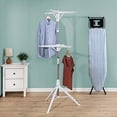 thumbnail image 2 of Honey-Can-Do 2-Tier Tripod Clothes Drying Rack, White DRY-09013 White, 2 of 15