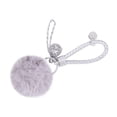 thumbnail image 3 of MasteelfCA Plush Ball Keychain Fashion Keychain Accessory Hanging Key Rings Bag Pendant (Grey), 3 of 7