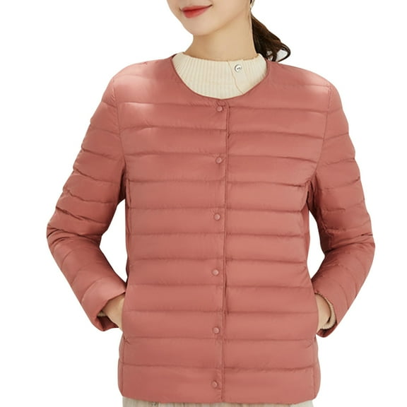 Women's Packable Ultra Light Weight Short Down Jacket