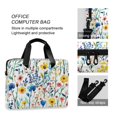 thumbnail image 4 of FORMRS 16" Laptop Sleeve Bag Carrying Case with Handle Travel Shoulder Briefcase, Blue Wildflower Pattern, 4 of 8