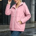 thumbnail image 2 of Unir Casual Snap Front Windbreaker Jacket for Women, Stand Collar, Durable Nylon Everyday Outerwear with Pockets, 1 Piece, S-XXL, Plus Size Friendly, 2 of 6