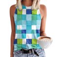 thumbnail image 2 of Cathalem T-Shirts Décontractés à Manches Courtes pour Femmes, Col Rond en Coton, Bleu Clair TG, 2 of 4
