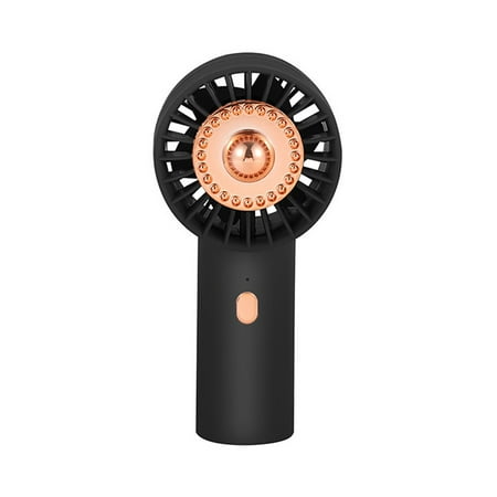 

Jikolililili Handheld Fan Portable Cooling Fan With Color Ambient Light Three Speeds Cooling Fan Strong Wind Quiet Operation Work Fan For Home Bedroom Office Desk Outdoor
