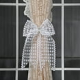 thumbnail image 2 of SharkTRUE Creative Lace Bow Curtain Tie,no Punching, Adjustable Curtain Holder Curtain C4, 2 of 9