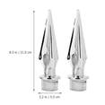 thumbnail image 3 of MasteelfCA 2pcs Decorative Flagpole Head Topper Plastic Flag Head for Hotel Office, 3 of 8