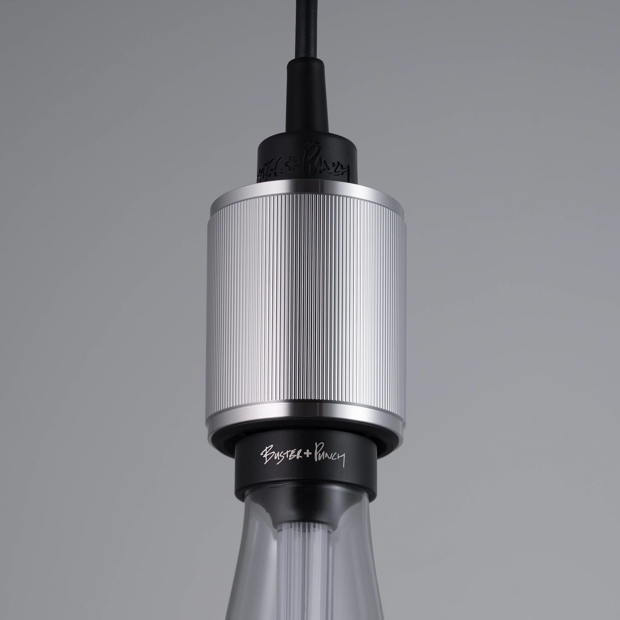 Buster + Punch NHM-361604 Heavy Metal 3" Wide Mini Pendant - Burnt Steel
