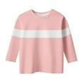thumbnail image 4 of Toddler T Shirts for Boys Striped Long Sleeve Shirt Boys Crew Neck Shirt T-Shirts Fall Clothes 3-4 Years Boys Shirts, 4 of 5