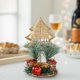 thumbnail image 5 of Xihbxyly Ofertas Relámpago Del Día Prime Solo Hoy Candelabros Navideños, Vitrinas de Hierro Forjado Dorado, Árboles de Navidad, Piñas, Decoraciones, Ambientes, Bandejas para Velas, 5 of 6