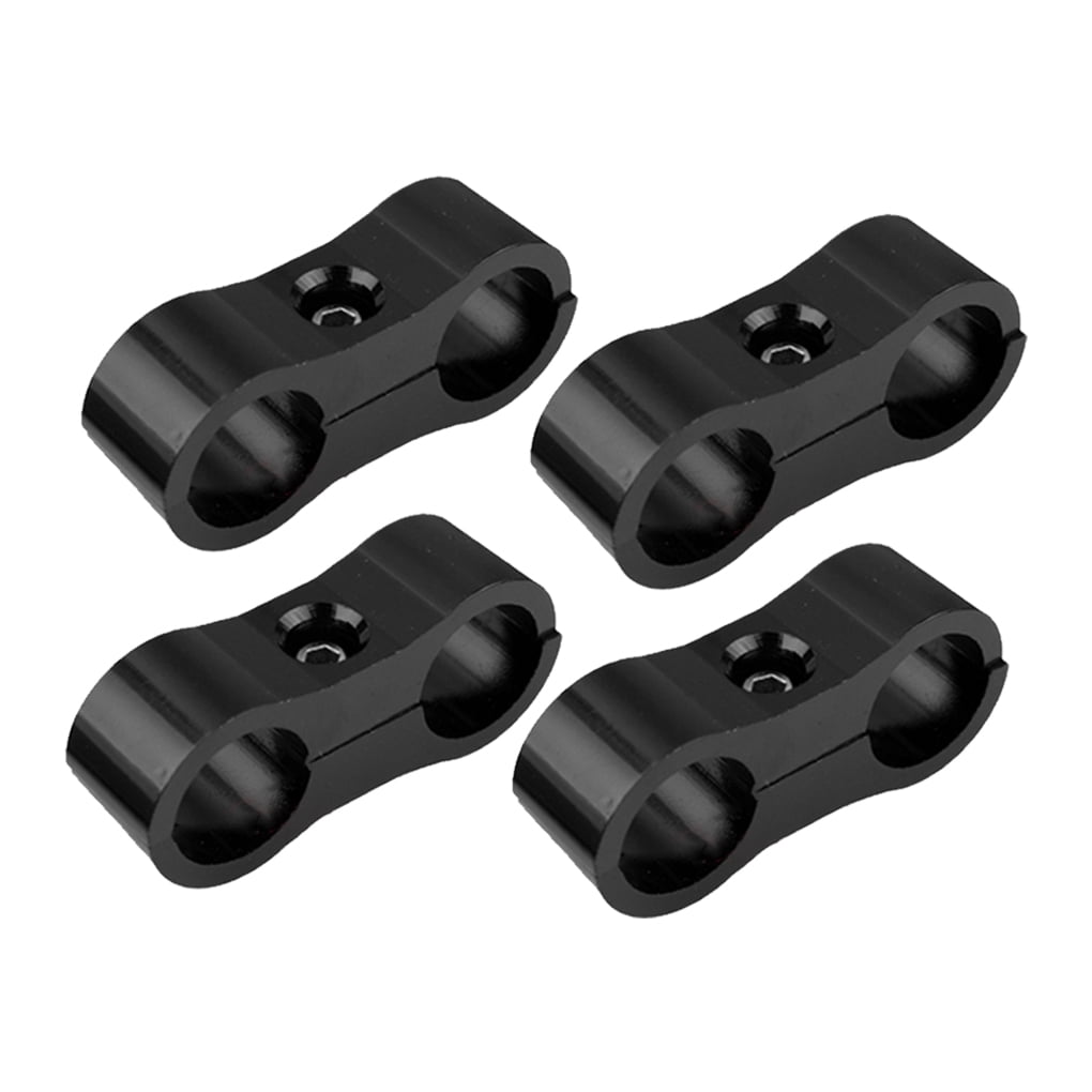 Maytalsory 4 Pieces Car Hose Separator Clamp Fitting Adapter Bracket Accessories AN10 1Set