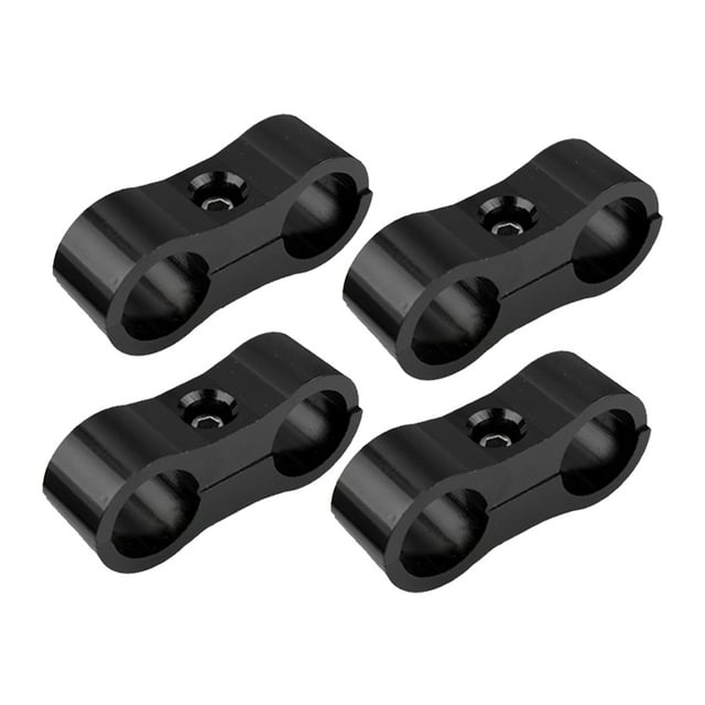 Xingzhi Pack of 4 Car Hose Separator Clamp Replacing Fitting Adapter Bracket AN10 1Set