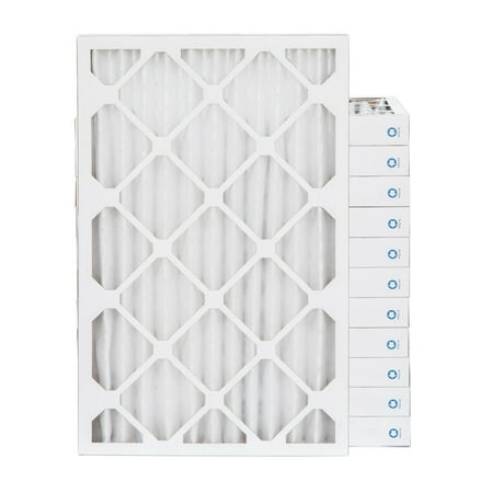 

14x25x2 MERV 11 ( MPR 1000 FPR 7-8 ) Pleated 2 Air Filters for AC and Furnace. Case of 12. Exact Size: 13-1/2 x 24-1/2 x 1-3/4