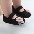 thumbnail image 2 of Infant Girl Shoes Mary Jane Flats Wedding Dress Shoes Soft Newborn Baby Girls Princess Crib Shoe First Walkers, 2 of 5
