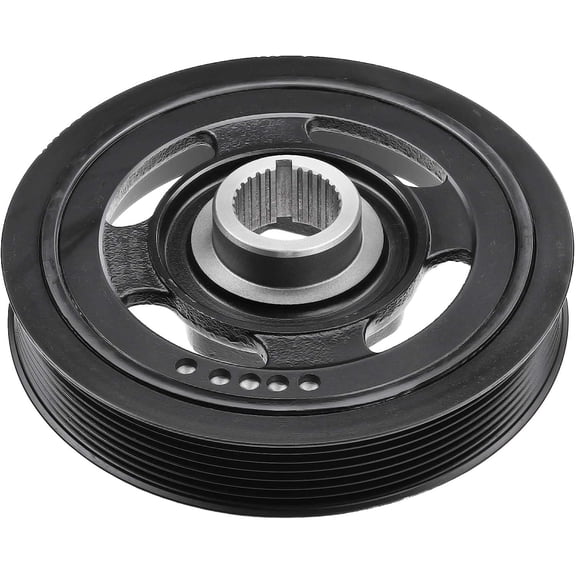 A-Premium Engine Harmonic Balancer Crankshaft Pulley Compatible with Acura ILX TSX 2009-2012 & Honda Accord 2008-2010, Civic 2012-2015, CR-V Crosstour 2015, DOHC L4 2.4L, Replace# 13810R40A02