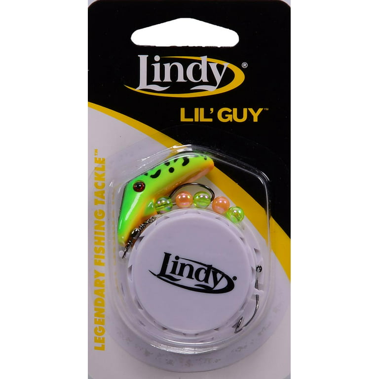 Lindy Lil Guy Fishing Lure Rig Fire Tiger 2 in